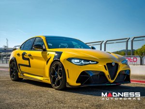 Alfa Romeo Giulia Quadrifoglio GTAm Conversion Kit by PariS'5 GaraGe - Complete Kit - FRP/ Carbon Fiber Combo